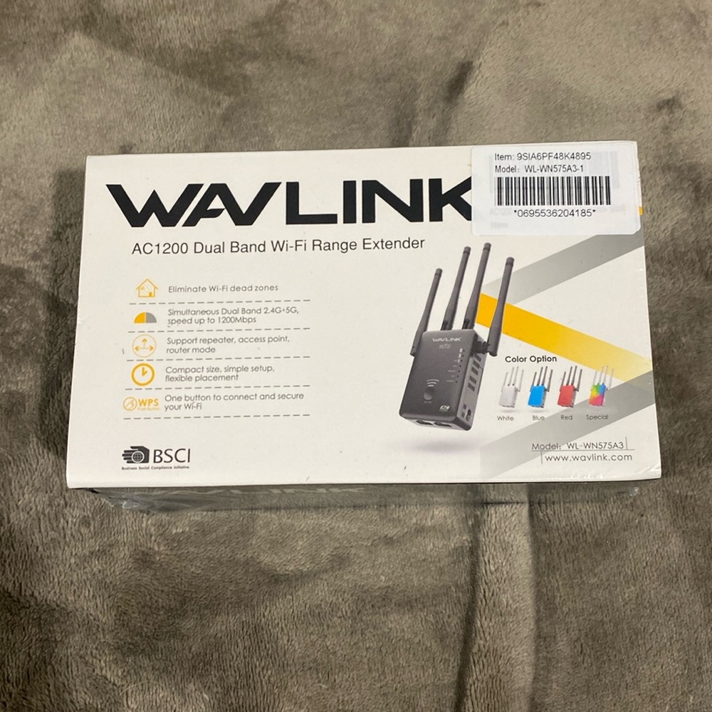 WAVLINK AC1200 Dual Band Wi-Fi Range Extender